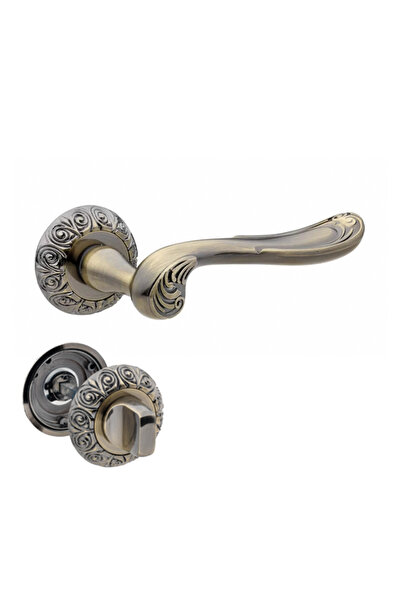 Bussare Mâner cu rozetă – Antigo A-39-20 - Bronz Antic - rozetă WC