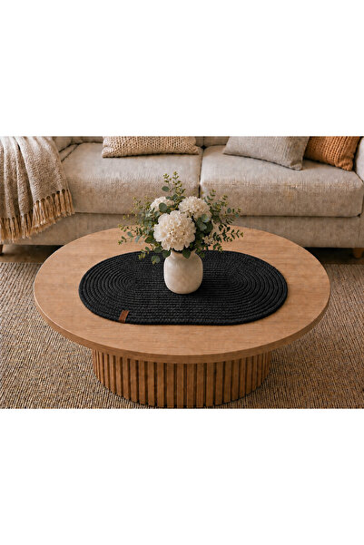 EGE ÖRGÜM Runner 50X30 cm Wicker Look Bohemian Coffee Table Cover Multi-Purpo...