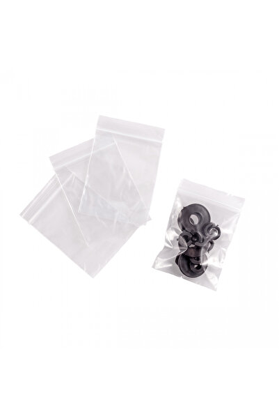 Casa Plastor Set 100 Pungi Ziplock Transparente Resigilabile, 60 x 85 mm
