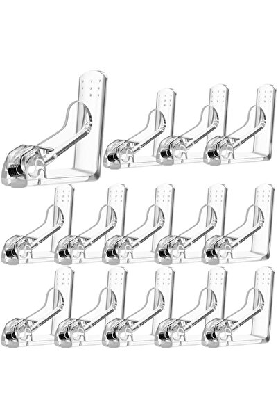 Generic Clear Plastic Picnic Tablecloth Clips Spring Loaded Tablecover Clip-C...