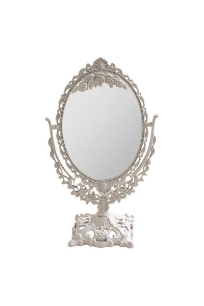 Generic Healifty Relief Decor Makeup Mirror Vintage Makeup Mirror Desktop wit...