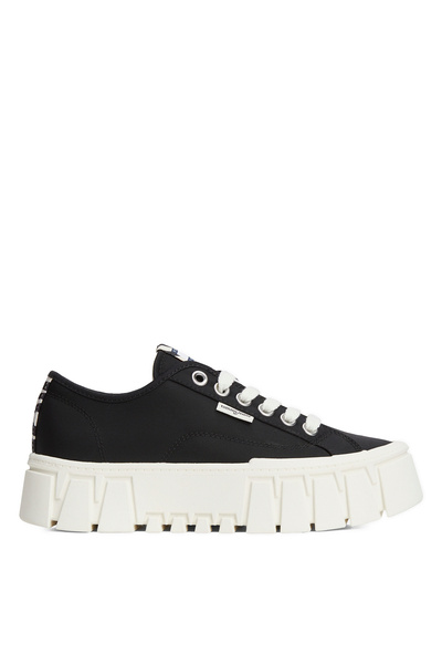 Tommy Hilfiger Siyah Kadın Sneaker TJ PLATFORM SNEAKER ZEBRA