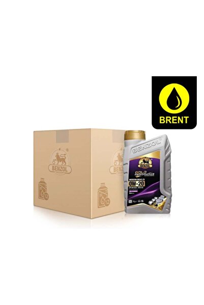 benzol زيت محرك اصطناعي بالكامل 0W-20، عبوة 12 × 1 لتر