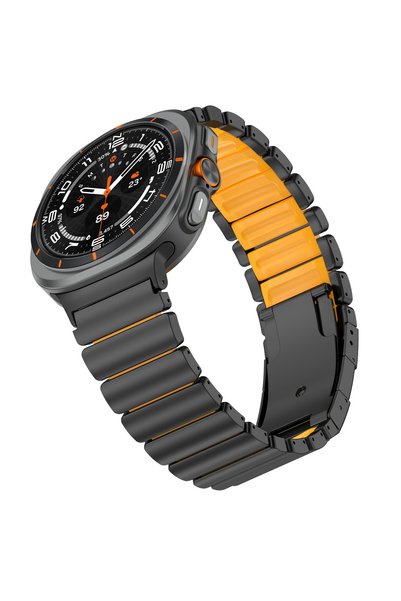 Nextron Samsung Galaxy Watch 8 / Watch 9 Uyumlu Paslanmaz Metal Çift Renk Yük...