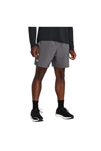 Under Armour Ua Launch 7'' Shorts 1382620-025 Gri Şort