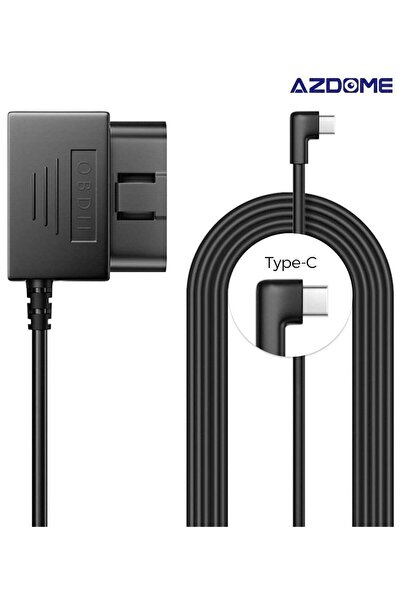 AZDOME طقم توصيل OBD بمنفذ Type C لكاميرا السيارة، سهل التركيب، يدعم وضع الرك...