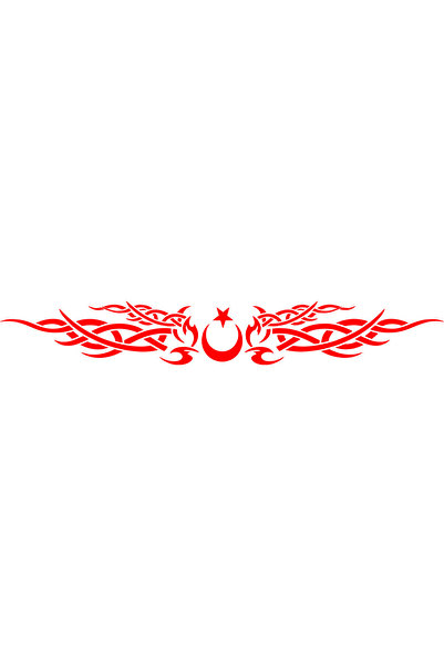 Birim Matbaa ملصق زجاج السيارة الأمامي بنمط مميز (90×13 سم)