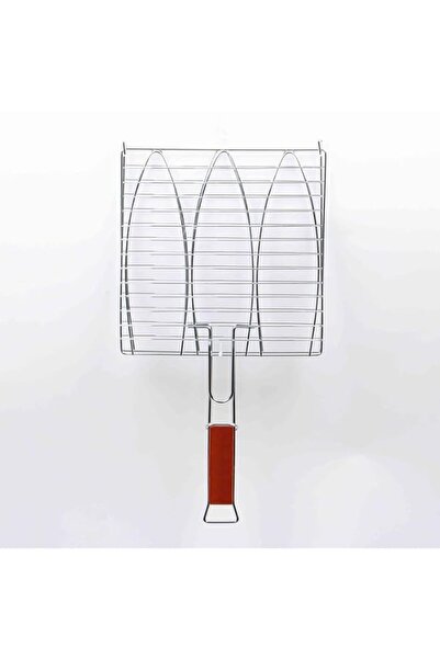 Generic Paradiso Non-Stick Fish Grilling Basket 28x28cm - BBQ Grid for Outdoo...