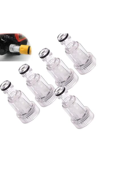 Generic 5-Pack 3/4 Inch High Pressure Washer Water Filters, Plastic Inline Se...