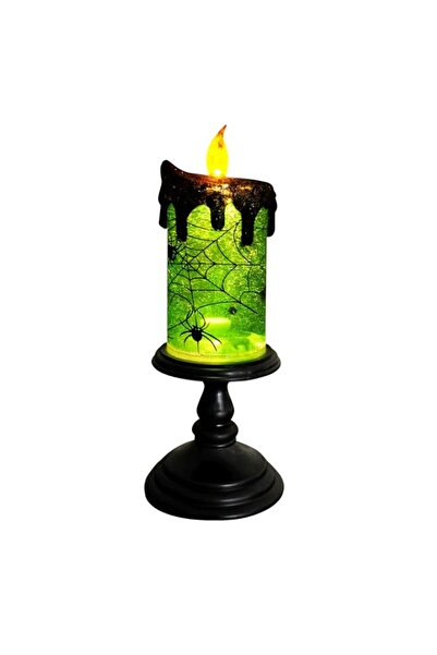 Generic Eldnacele Halloween Snow Globe Candles Lighted Lamp, Battery Operated...