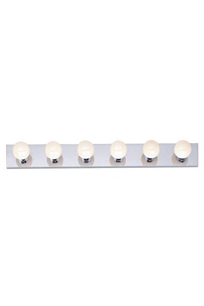 Generic nuvo lighting SF77/194 Six Light Vanity Strip, Polished Chrome, 36-Inch