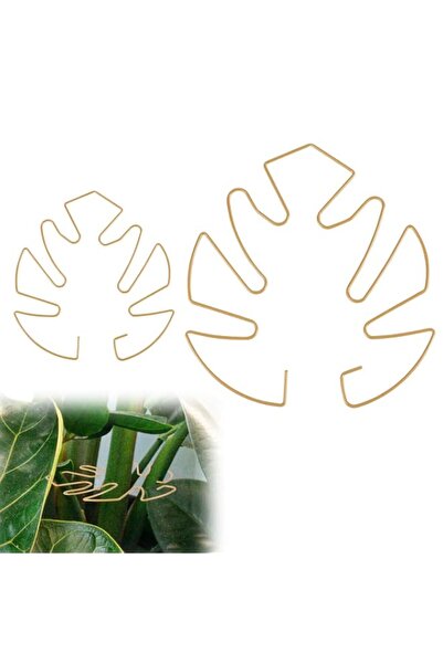 Generic 4Pcs Monstera Leaf Plant Support, 2 Size Climbing Plant Stem Stand Ho...
