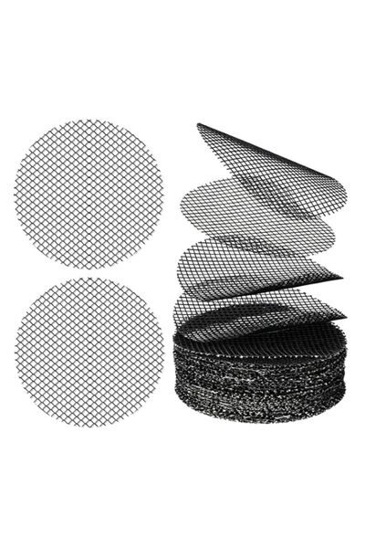Generic 100 Pcs Flower Pot Hole Mesh Pad, 2 Inch Round Plant Pot Drainage Mes...