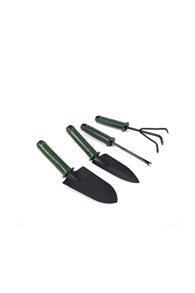 Generic 4Pcs Garden Tool Set Shovel Cultivator Trowel Leaf Trimmer Rake Minia...