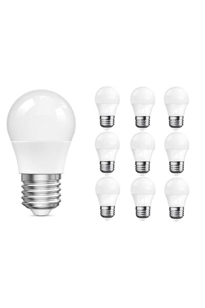 Generic 10 Pack E27 Screw Bulb, E27 LED Bulb 4.5W Equivalent to 40W Incandesc...