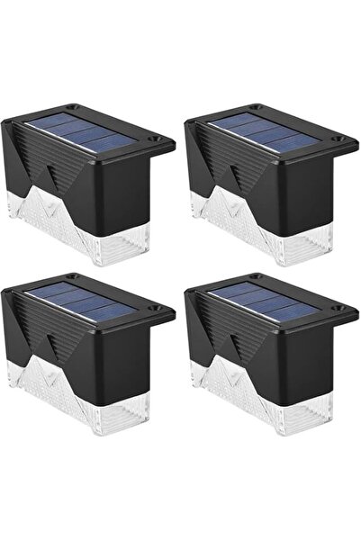 Generic Solar Garden Lights Outdoor, 4 Pack Waterproof Step Fence Lights for ...