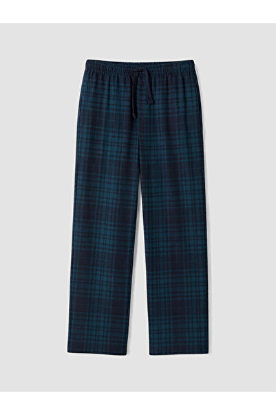 LC Waikiki Standard Fit Checkered Embroidered Men's Pajama Bottoms for Style ...