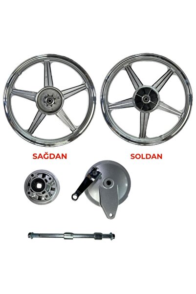 Atlılar AGK CG 18-1.85 ARKA JANT ÇELİK BÜYÜK KAPMAPANA KOMPLE (100 LÜK)