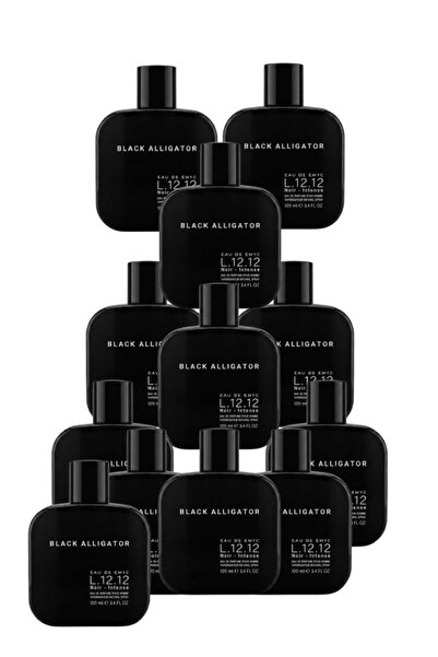 EMYC 12 Pieces Black Alligator Perfume 100ML