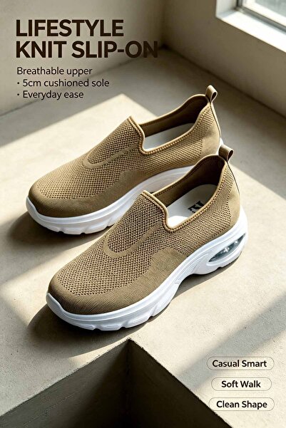 Al Masheel Store Slip on Navy Blue Slip on Shoe... Stylish Slip on Khaki Shoe...