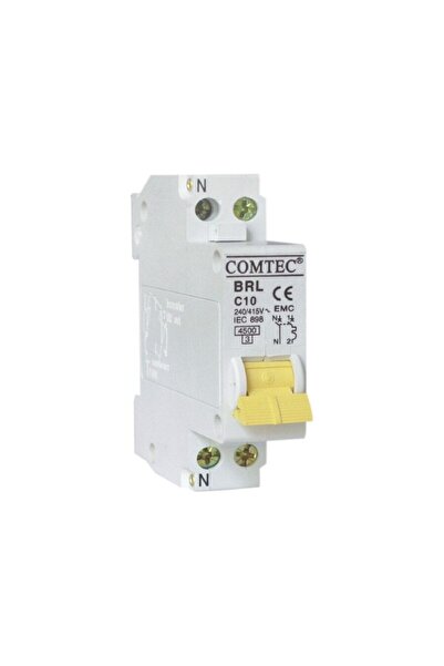 OEM Modular circuit breaker Comtec BRL 16840, 1P+N, 20 A, curve C