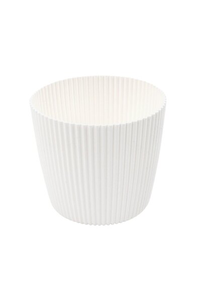 OEM Ghiveci din plastic Milly, alb, D 20 cm