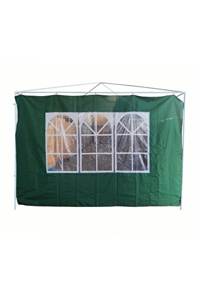 OEM Perete lateral pentru pavilion, cu fereastra, WR-SW005, poliester, verde,...