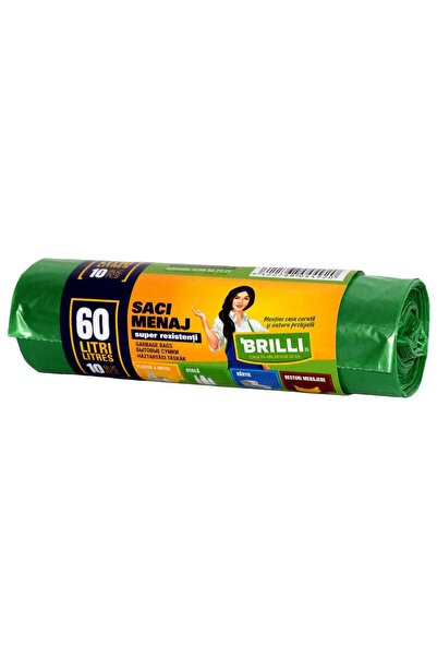 OEM Saci menajeri / gunoi Brilli, pentru colectare selectiva, super rezistent...