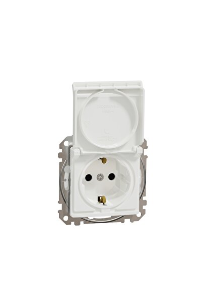 OEM Schneider Sedna SDD211023 μονή πρίζα σούκο, με κάλυμμα, προστατευτικό επα...