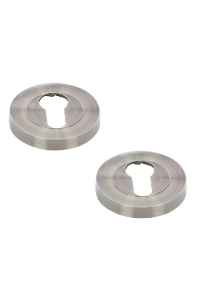 OEM Στρογγυλή ροζέτα για ξύλινη πόρτα, ESC01 Gato PZ(Y) RR55AB, ζαμάκ, αντικέ...