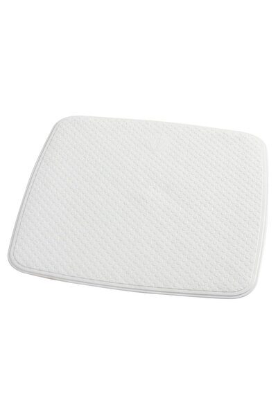 OEM Capri 66281 suction cup bath mat, white, 54 x 54 cm
