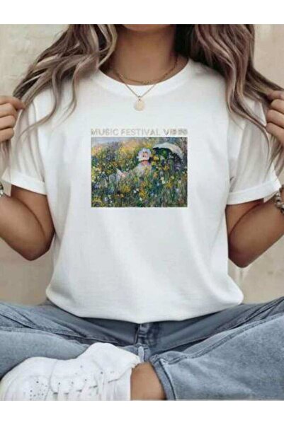 29CUN Oversized Women's-Shirt Fashionable Minimalist Design Anime Printed Wom...