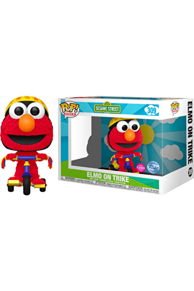 Funko POP фигурка: Ексклузивен Елмо от Улица Сезам на триколка