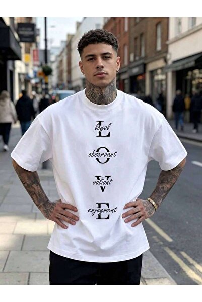 26LIK "LOVE" Graphic Tees T-Shirt For Men,Mens Clothes, Men's Motivational Sh...