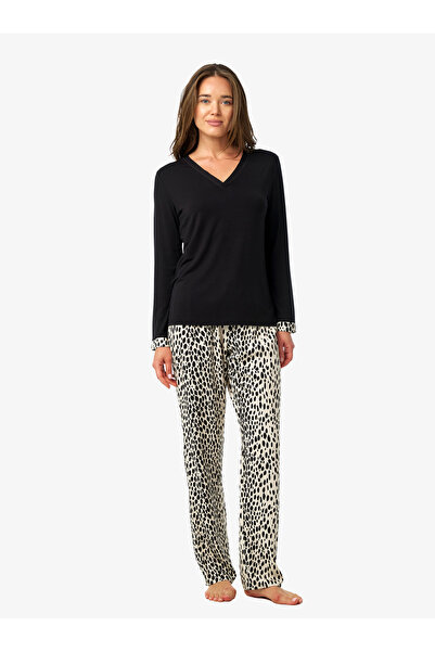 Blackspade Kadın Pijama Takımı 52225 - Siyah