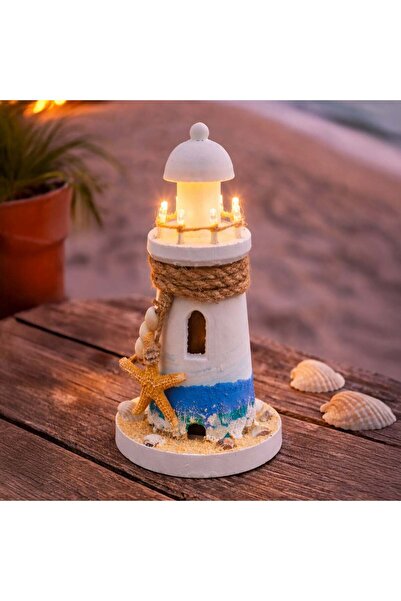 OEM Decorative Lighthouse with Sand & LED