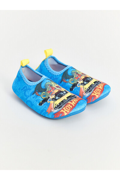 LC Waikiki Hot Wheels Printed Boys' Aqua Shoes