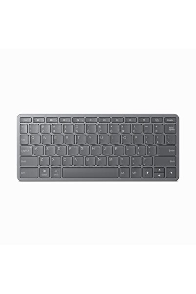 LENOVO ZG38C05820 Wireless Keyboard, USB + Bluetooth, QWERTY US English, Gray