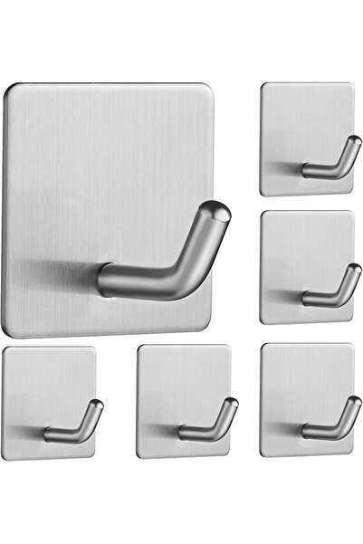 GENERAL Heavy Duty Self Adhesive Hooks,Stainless Steel Sus304 Wall Mount - Re...