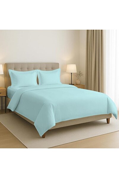 GENERAL 100% Cotton Duvet Cover Set Queen Size 2.3m X 2.2m, Black 400 Thread ...