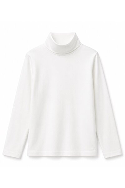 United Colors of Benetton Benetton Girls' Turtleneck Basic Long Sleeve T-Shir...