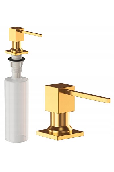 Granitan Dozator Sapun Lichid 300ml, Auriu Elegant, Reincarcabil, pentru Baie...