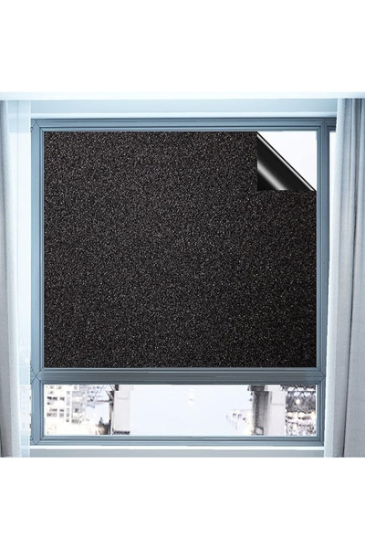 OEM Folie opacă pentru geamuri, Negru mat, Anti-UV, 44x200cm