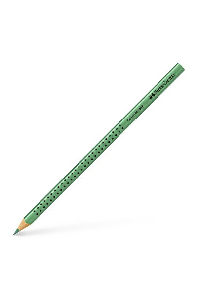 Faber Castell Creion colorat grip verde metalizat faber-castell