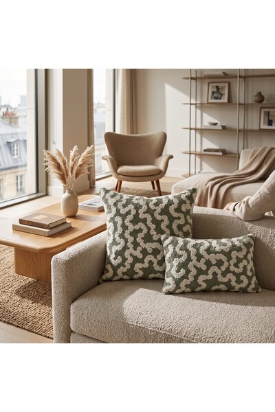 Framgan Velluto Armonia Textured Decorative Throw Pillow