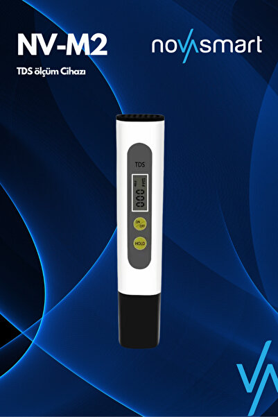 Novasmart NV-TDSM2 Dijital TDS Metre – Su Kalitesi Ölçüm Cihazı 0–990 ppm
