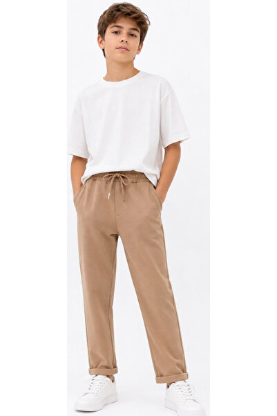 İrem Çocuk Giyim Boys/Girls Elastic Waist Solid Color Double Leg Pockets Came...