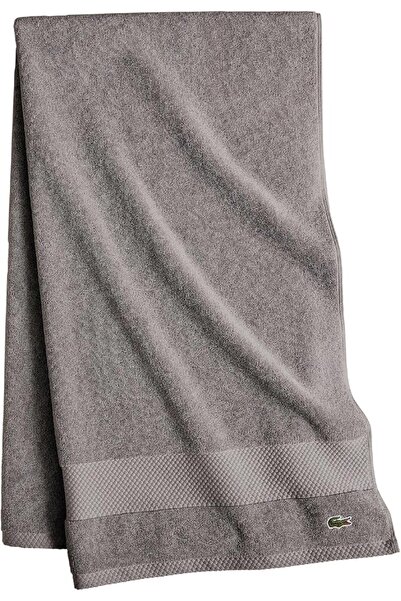 Lacoste Watch Lacoste Heritage Supima Cotton Bath Towel, Meteorite, 30" x 54"