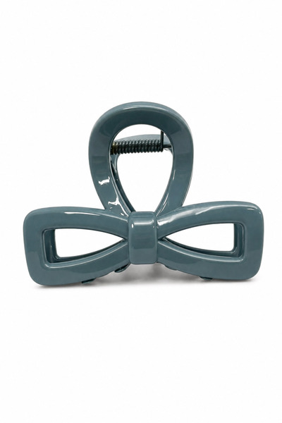 Jack Ferrero Stylish Bowknot Design Petrol Blue Claw Hair Clip for Women for ...