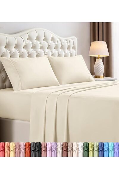 Utopia Bedding Utopia Bedding Bed Sheet Set - Soft Microfiber Bedding - Wrink...